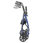 Durable Blue 4-Wheel Rollator with 7.5″ Casters - Image 5