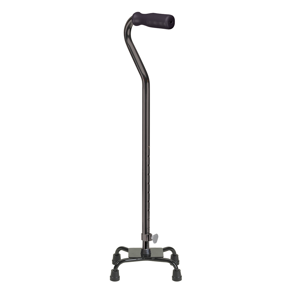 10301-4-1 Quad Cane, Small Base – Chrome - Image 1