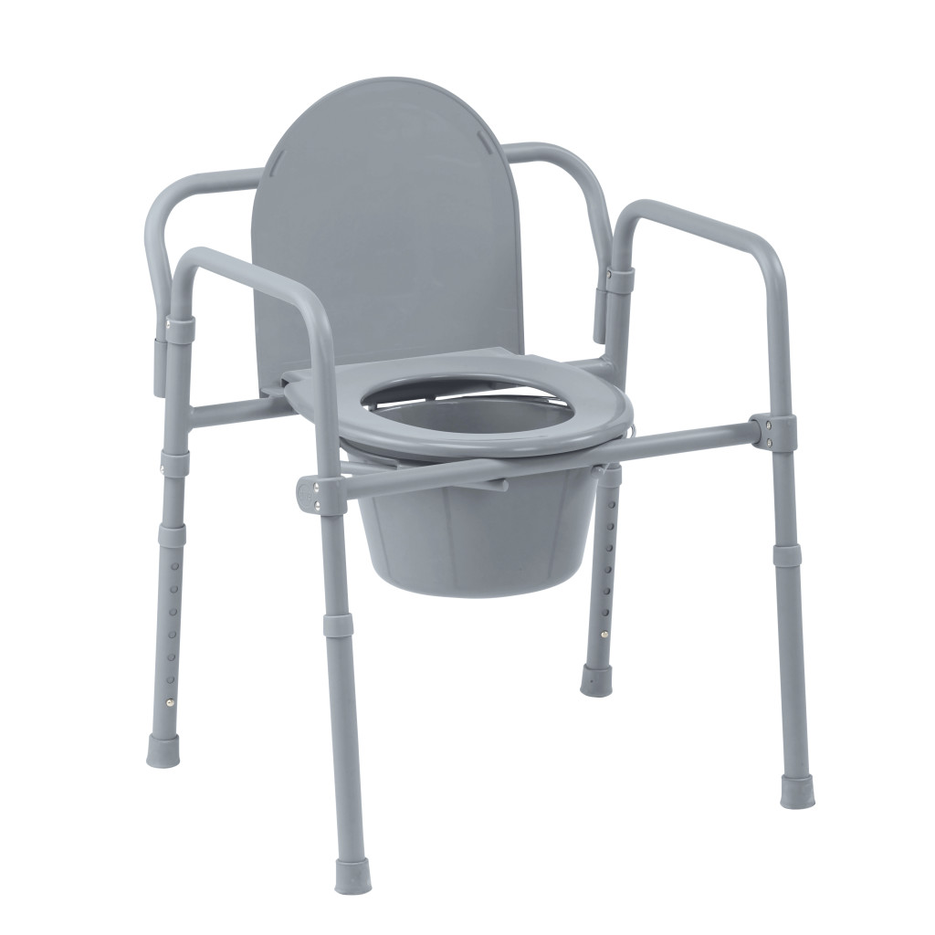 11148CE-4-1 Competitive Edge Line 3-in-1 Folding Commode - Image 1