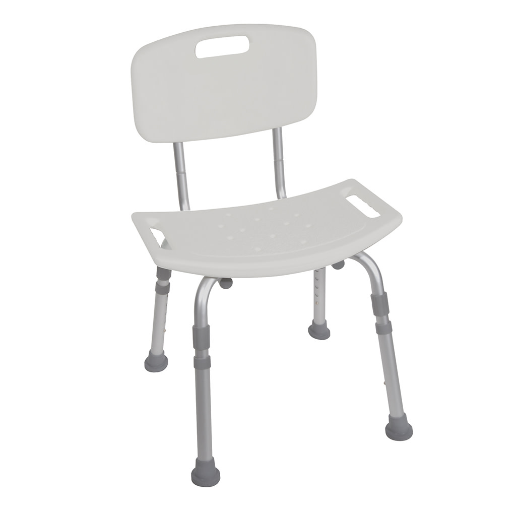 12202KD-4-1 Deluxe Aluminum Shower Chair - Image 1