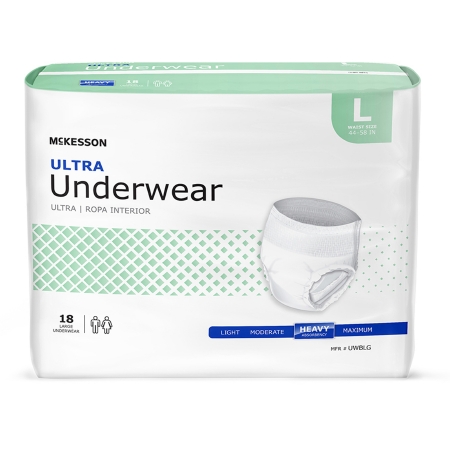 724917_1 Absorbent Underwear McKesson Ultra Pull-On – Large - Image 1