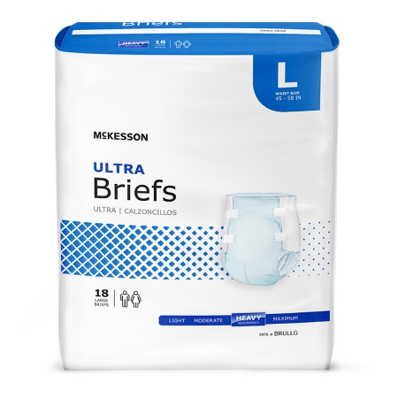 800831 Incontinence Brief McKesson Ultra – Large - Image 1